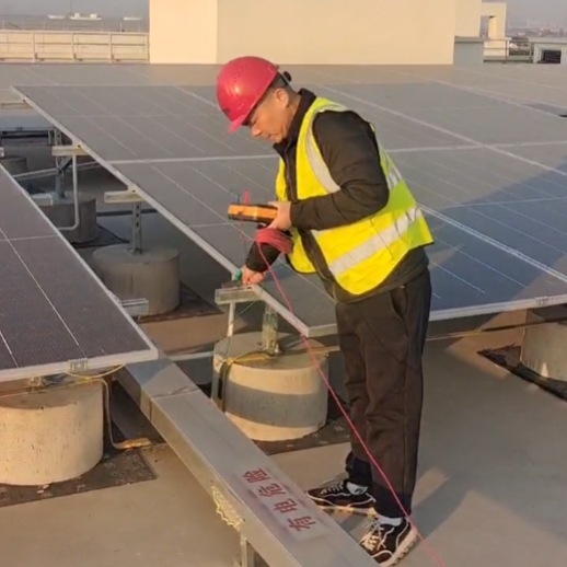 苏州某半导体公司屋面光伏发电项目防雷检测