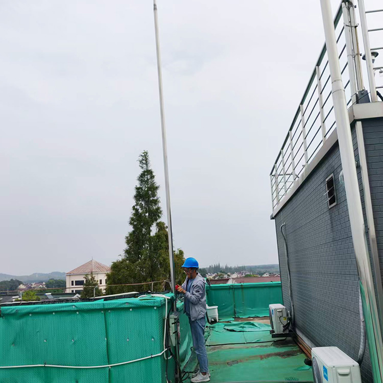 屋面小型空气监测站防雷检测